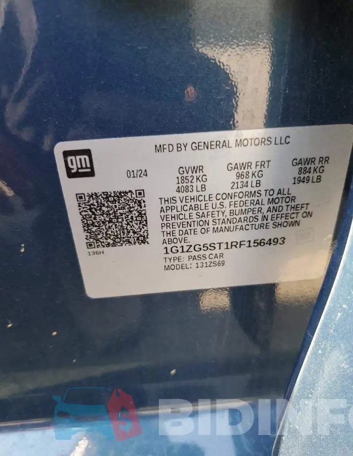 1G1ZG5ST1RF156493 Photo# 12