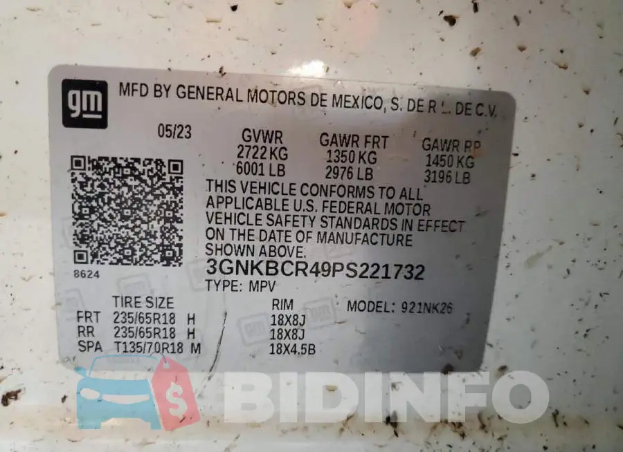 3GNKBCR49PS221732 Photo# 12