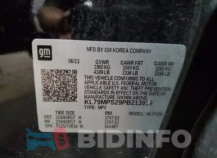 KL79MPS29PB213916 Photo# 14