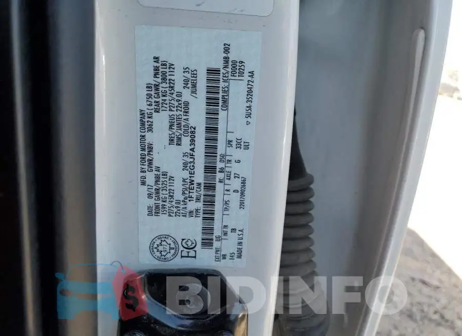 1FTEW1EG3JFA39082 Photo# 12