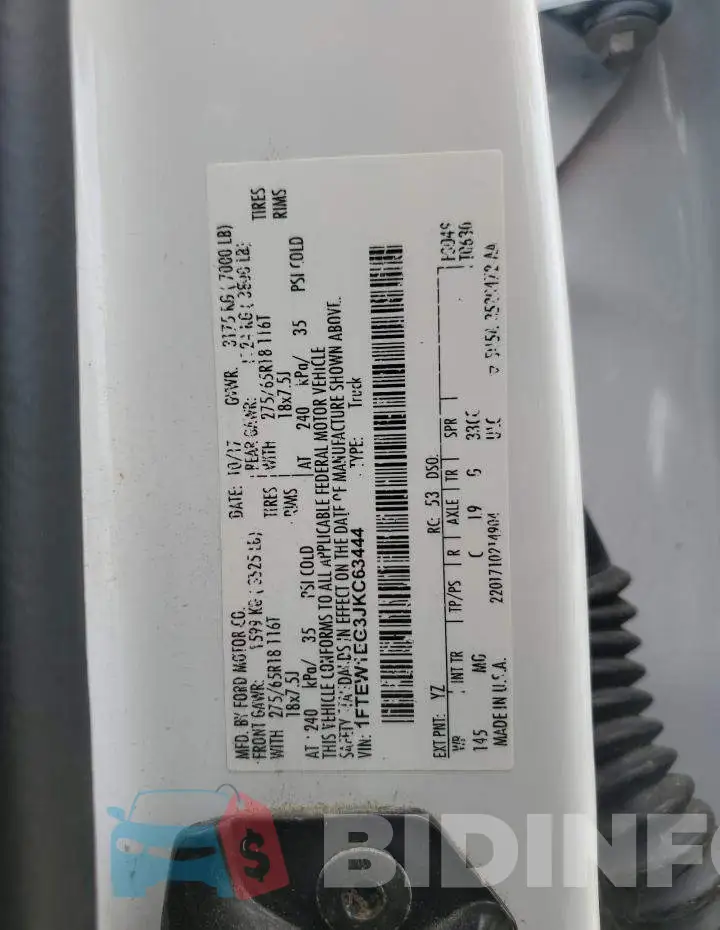 1FTEW1EG3JKC63444 Photo# 12