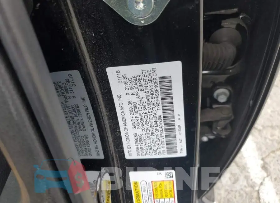 1HGCV1F53JA079264 Photo# 12