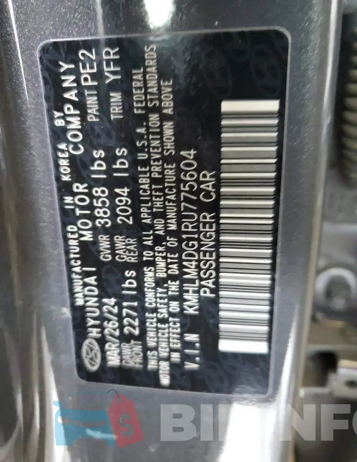 KMHLM4DG1RU775604 Photo# 13