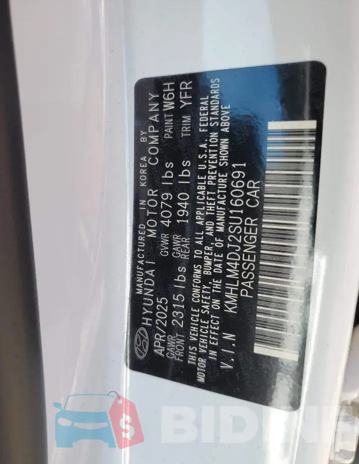 KMHLM4DJ2SU160691 Photo# 12