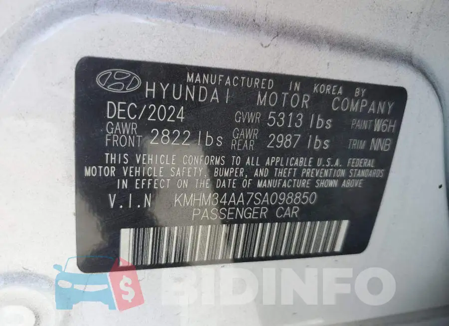 KMHM34AA7SA098850 Photo# 12
