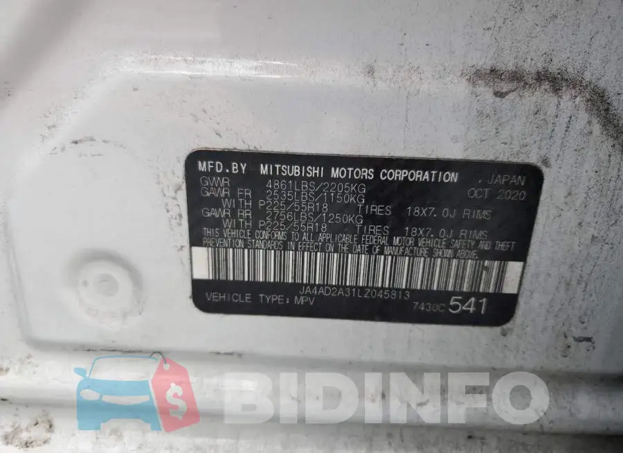 JA4AD2A31LZ045813 Photo# 13
