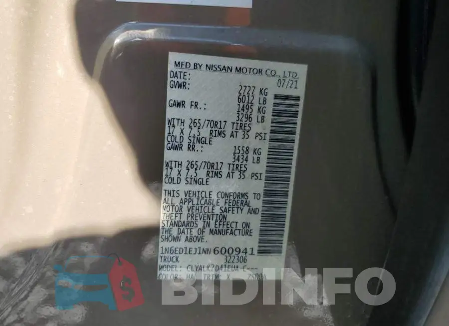 1N6ED1EJ1NN600941 Photo# 12