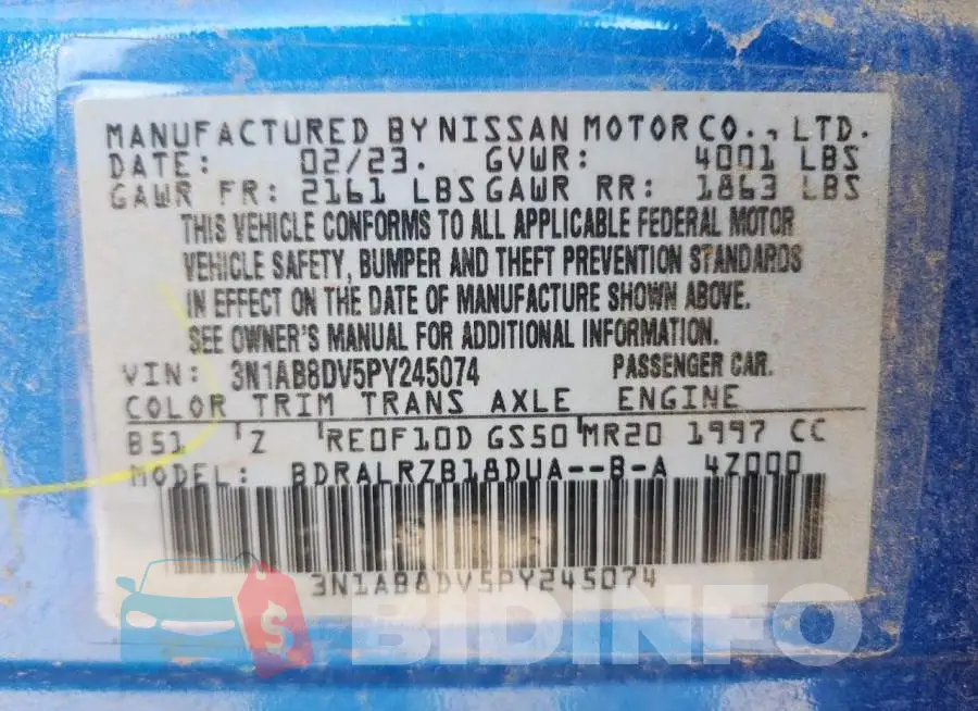 3N1AB8DV5PY245074 Photo# 12