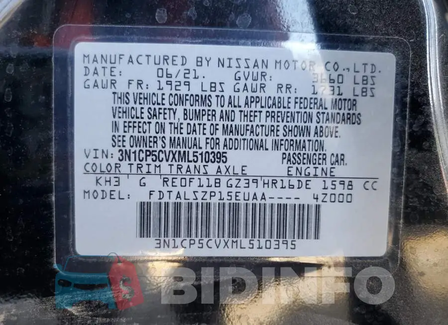 3N1CP5CVXML510395 Photo# 12