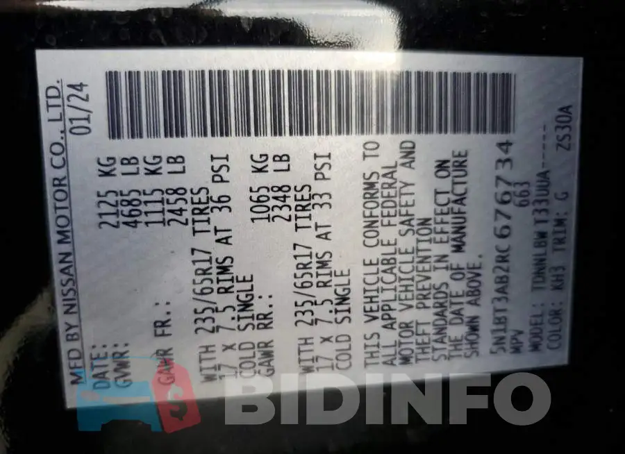 5N1BT3AB2RC676734 Photo# 14