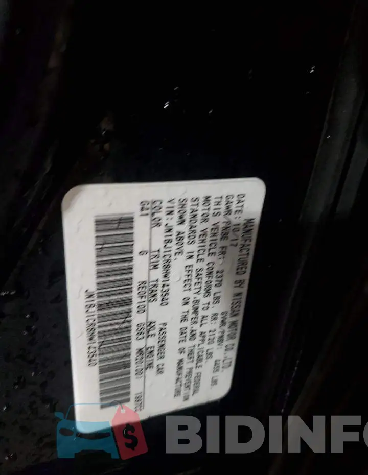 JN1BJ1CR8HW143540 Photo# 14