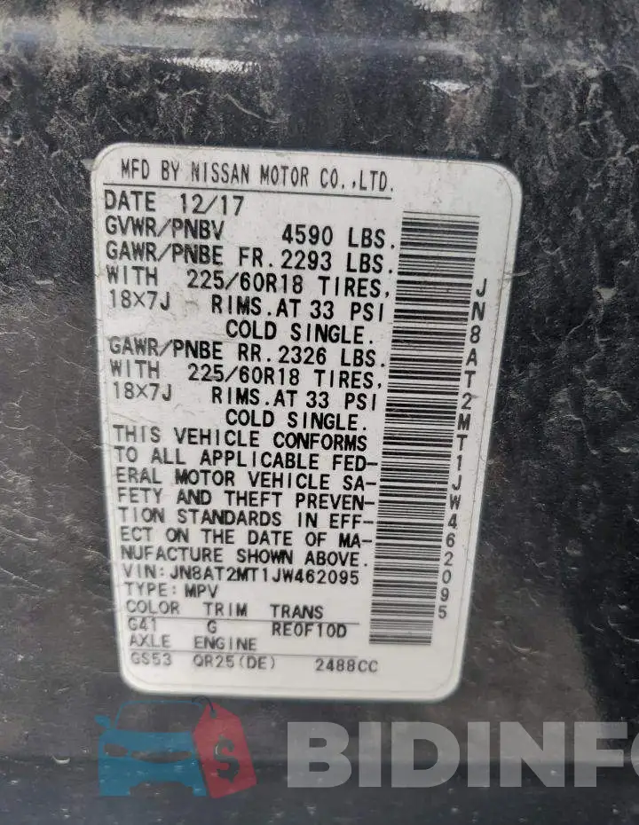 JN8AT2MT1JW462095 Photo# 12