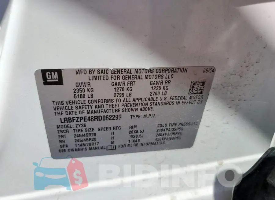 LRBFZPE48RD062299 Photo# 12