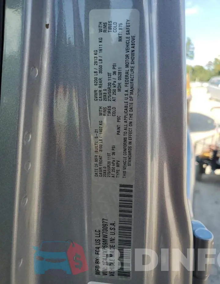 1C4JJXP69MW700977 Photo# 13