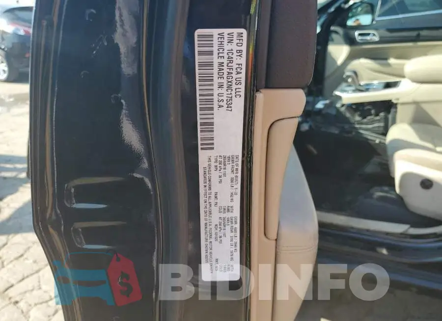 1C4RJFAGXNC175347 Photo# 14