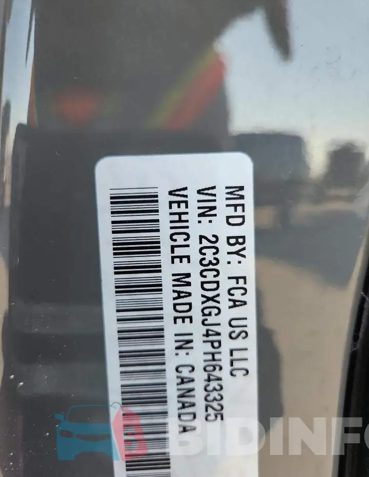 2C3CDXGJ4PH643325 Photo# 12
