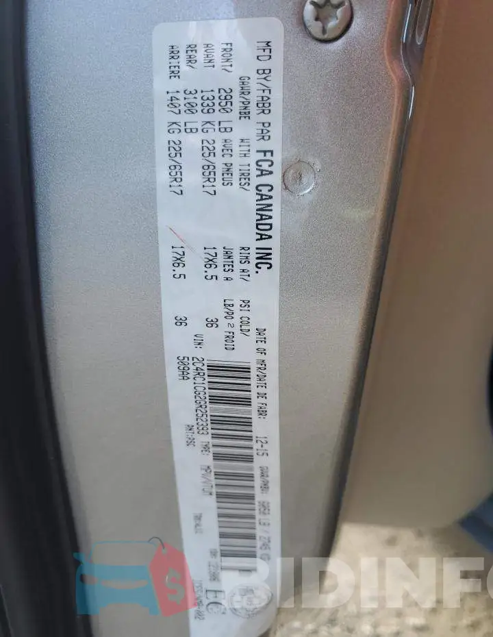 2C4RC1CG2GR252393 Photo# 13
