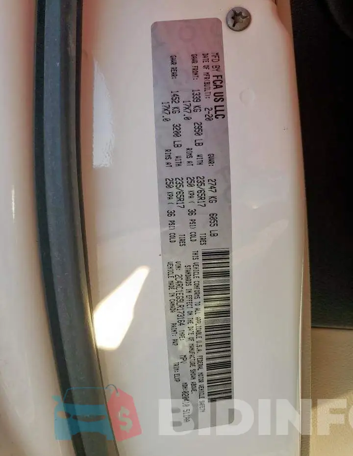 2C4RC1EG9LR173164 Photo# 13
