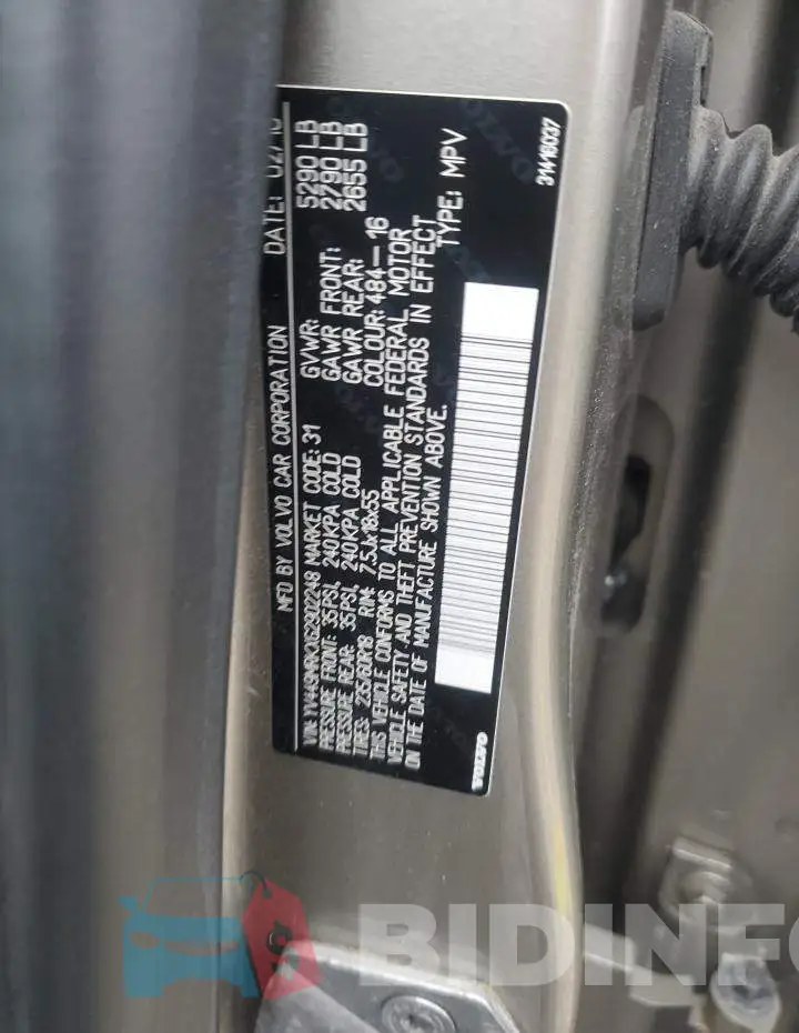 YV449MRKXG2902248 Photo# 13
