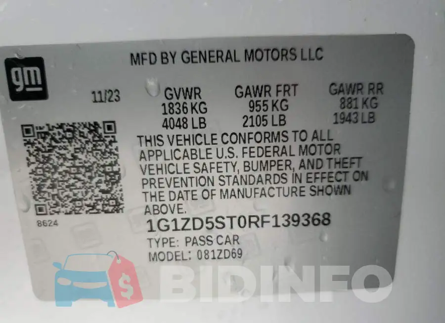 1G1ZD5ST0RF139368 Photo# 12