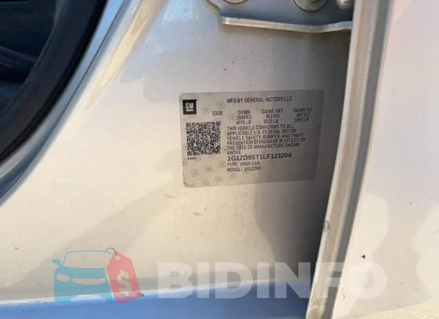 1G1ZD5ST1LF123204 Photo# 10