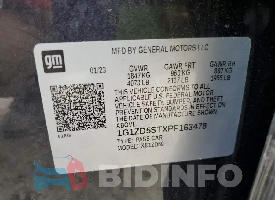 1G1ZD5STXPF163478 Photo# 12