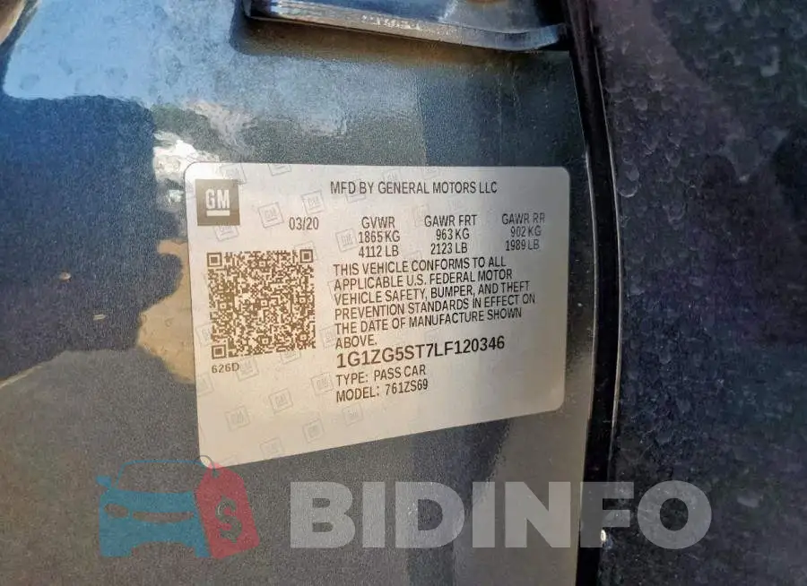 1G1ZG5ST7LF120346 Photo# 12
