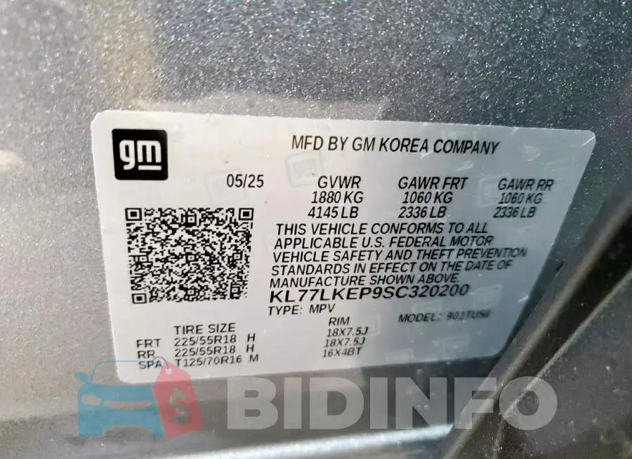 KL77LKEP9SC320200 Photo# 12