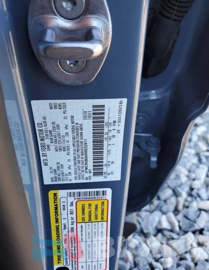 3FMCR9B66RRE52911 Photo# 13