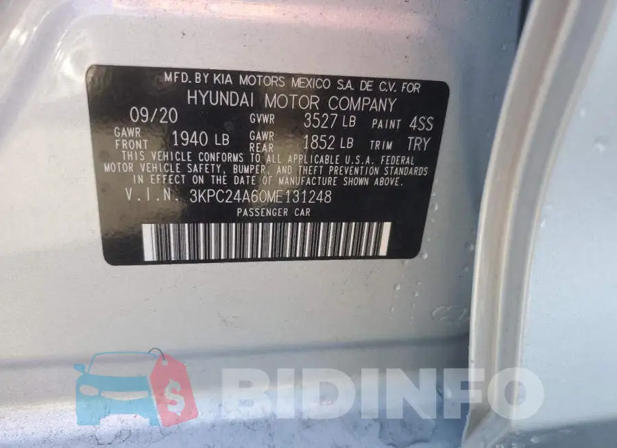 3KPC24A60ME131248 Photo# 13
