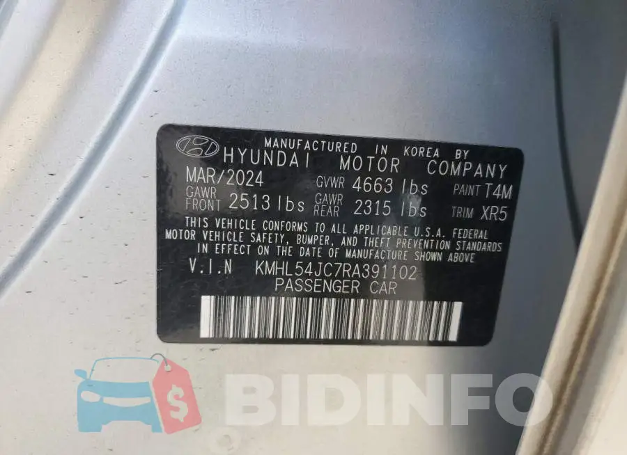 KMHL54JC7RA391102 Photo# 13