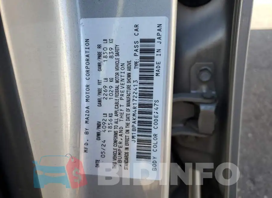 JM1BPAKM4R1722413 Photo# 12