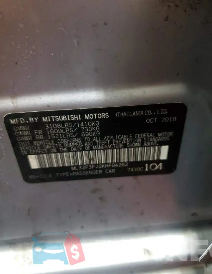 ML32F3FJ2KHF04262 Photo# 12