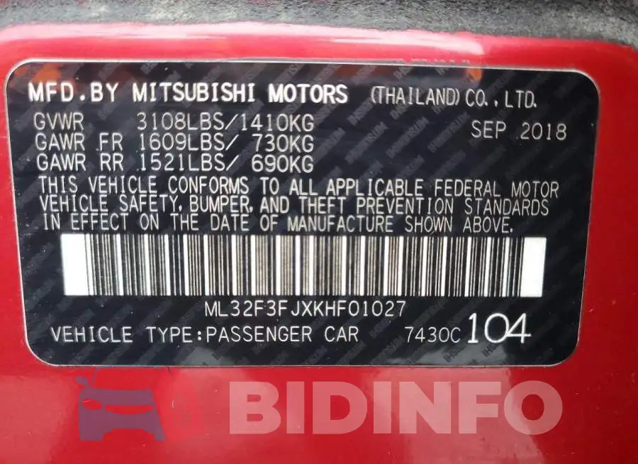 ML32F3FJXKHF01027 Photo# 12