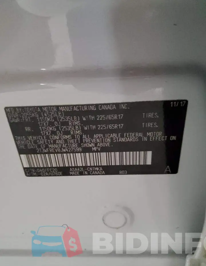 2T3WFREV8JW427599 Photo# 13