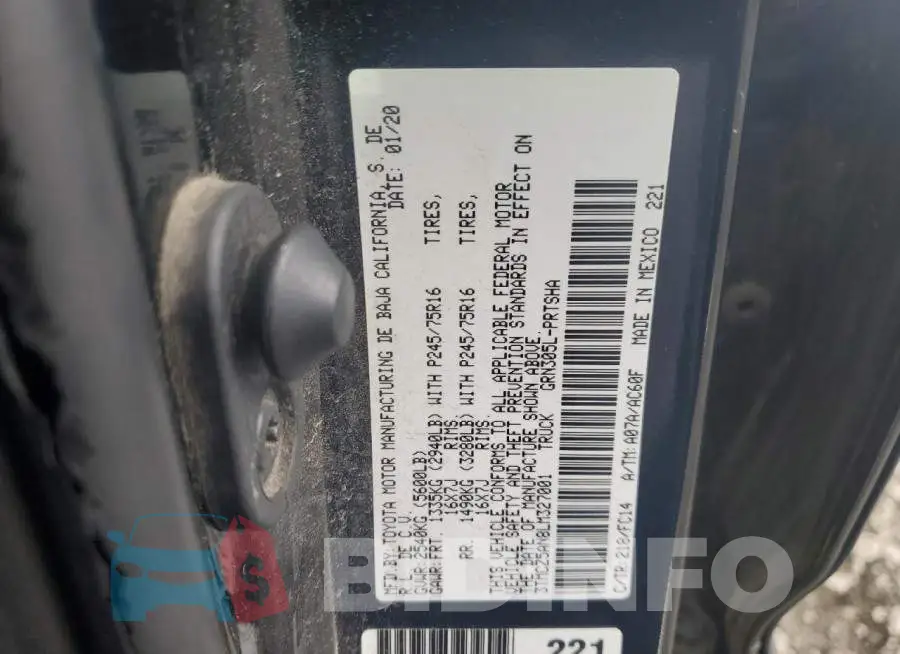 3TMCZ5AN8LM327001 Photo# 12