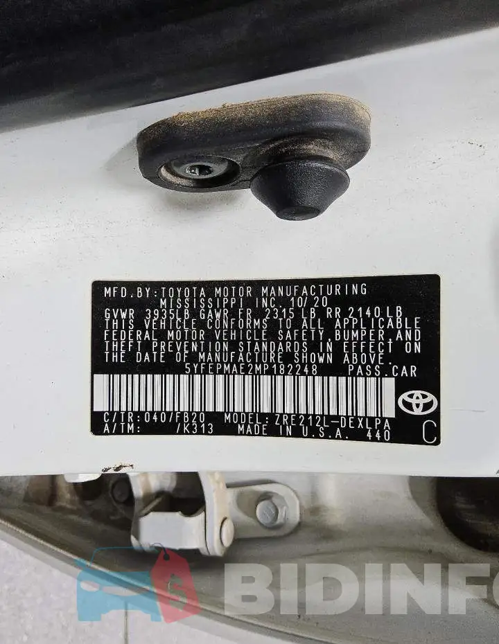 5YFEPMAE2MP182248 Photo# 12