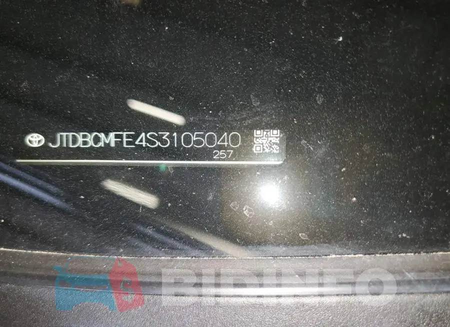 JTDBCMFE4S3105040 Photo# 13
