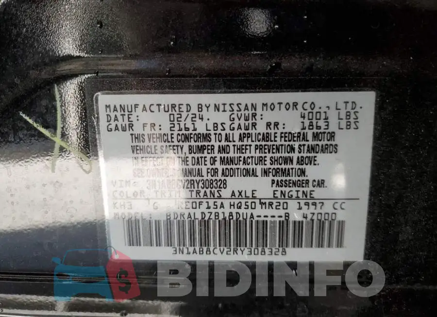 3N1AB8CV2RY308328 Photo# 12