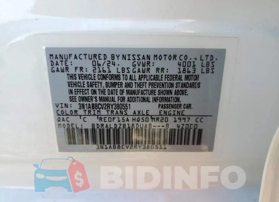 3N1AB8CV2RY380551 Photo# 12