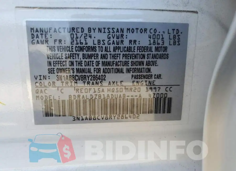 3N1AB8CV8RY286402 Photo# 12