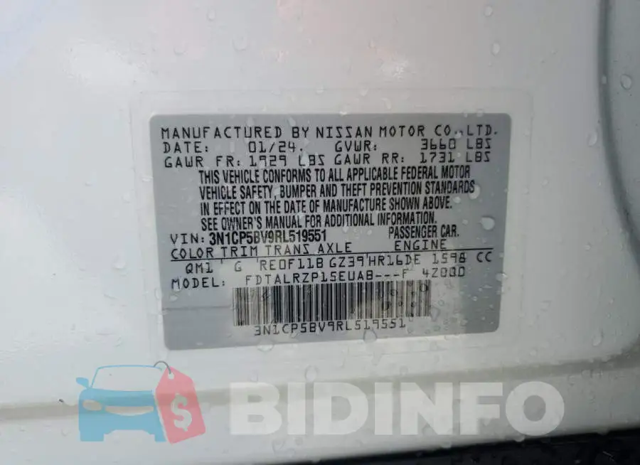 3N1CP5BV9RL519551 Photo# 13