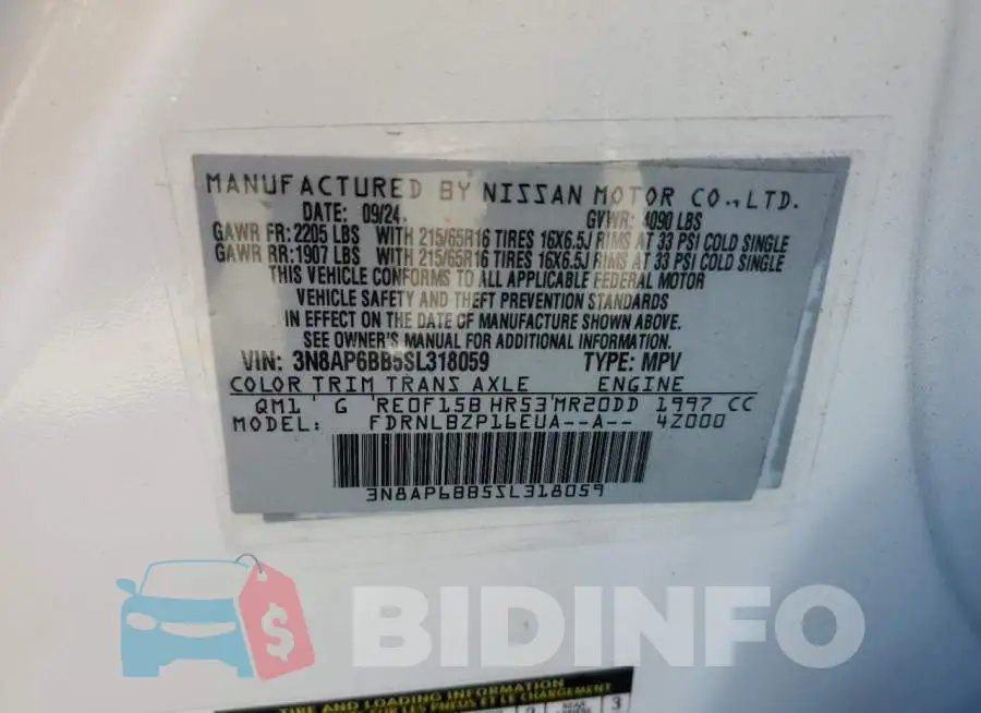 3N8AP6BB5SL318059 Photo# 13