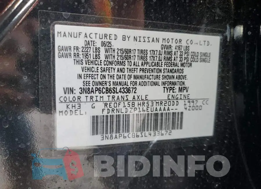 3N8AP6CB6SL433672 Photo# 13
