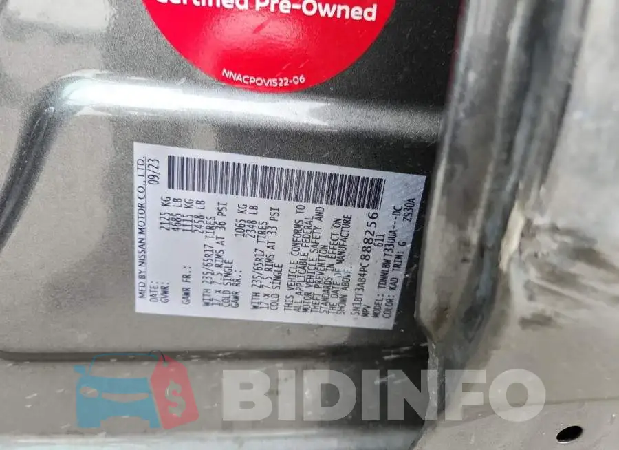 5N1BT3AB4PC888256 Photo# 14