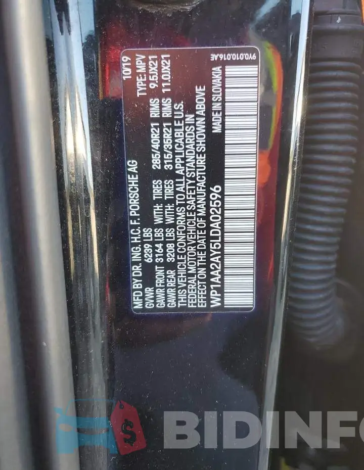 WP1AA2AY5LDA02596 Photo# 13