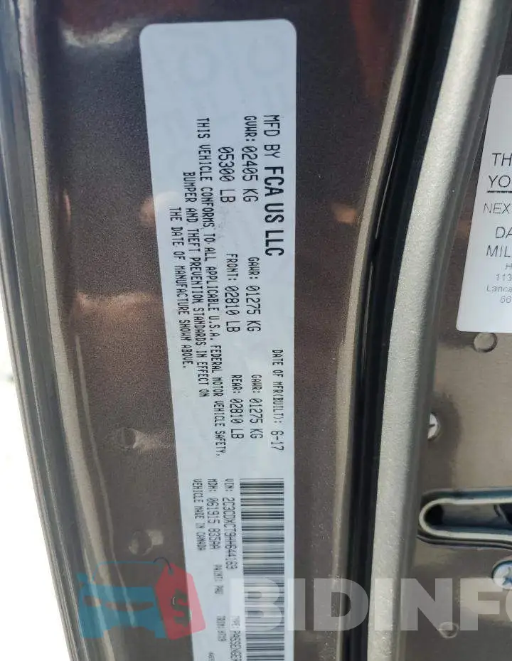 2C3CDXCT9HH644169 Photo# 12