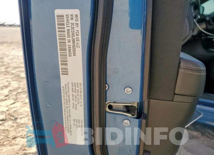 2C3CDXGJ9MH528344 Photo# 12
