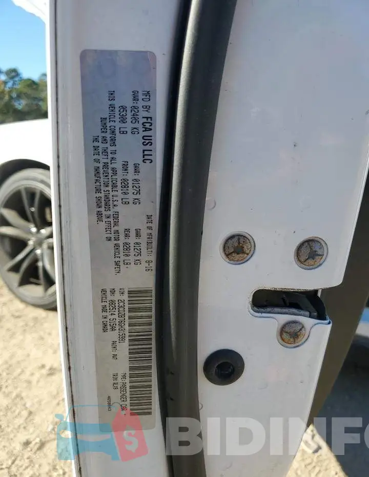 2C3CDZBT6GH315991 Photo# 12