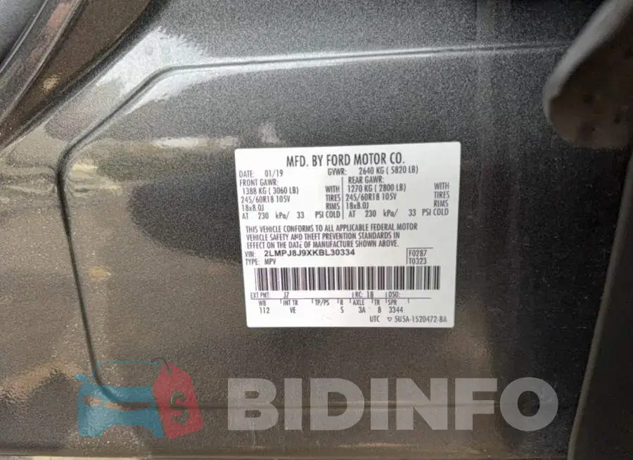 2LMPJ8J9XKBL30334 Photo# 10